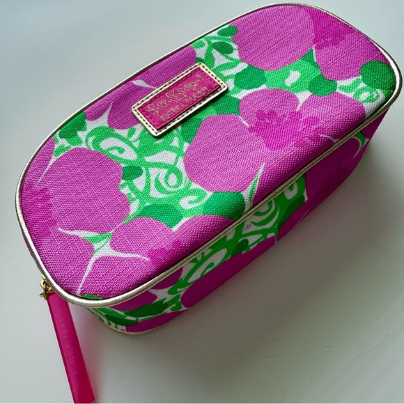 Lilly Pulitzer Floral Cosmetic Makeup Bag - Picture 1 of 7